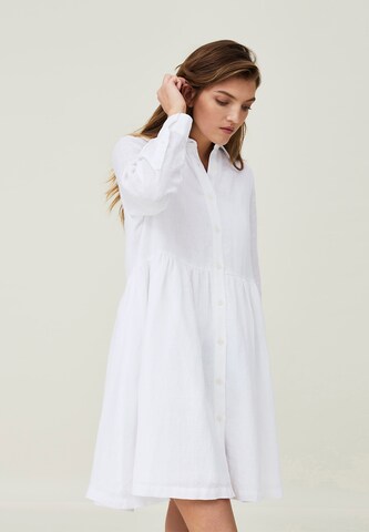 Lexington Shirt Dress 'Andrea' in White: front