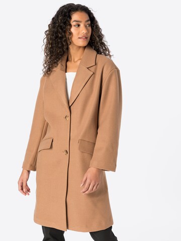 Manteau mi-saison Warehouse en beige : devant