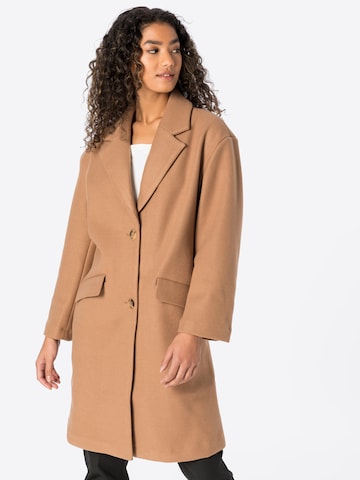 Manteau mi-saison Warehouse en beige : devant