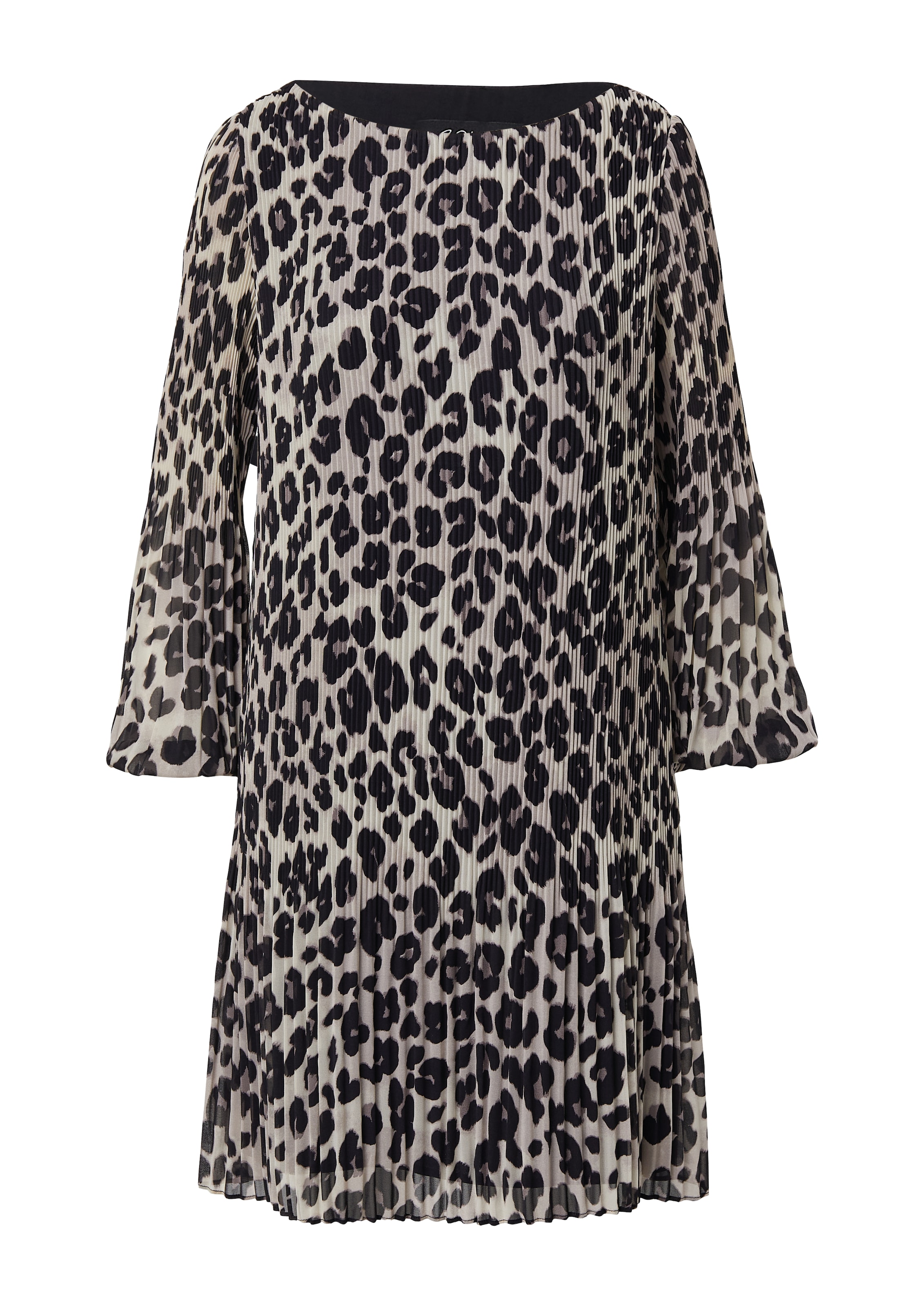 s.Oliver BLACK LABEL Φόρεμα κοκτέιλ σε γκρι: μπροστά