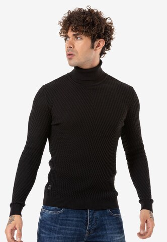 Redbridge Sweater 'Gosport' in Black: front