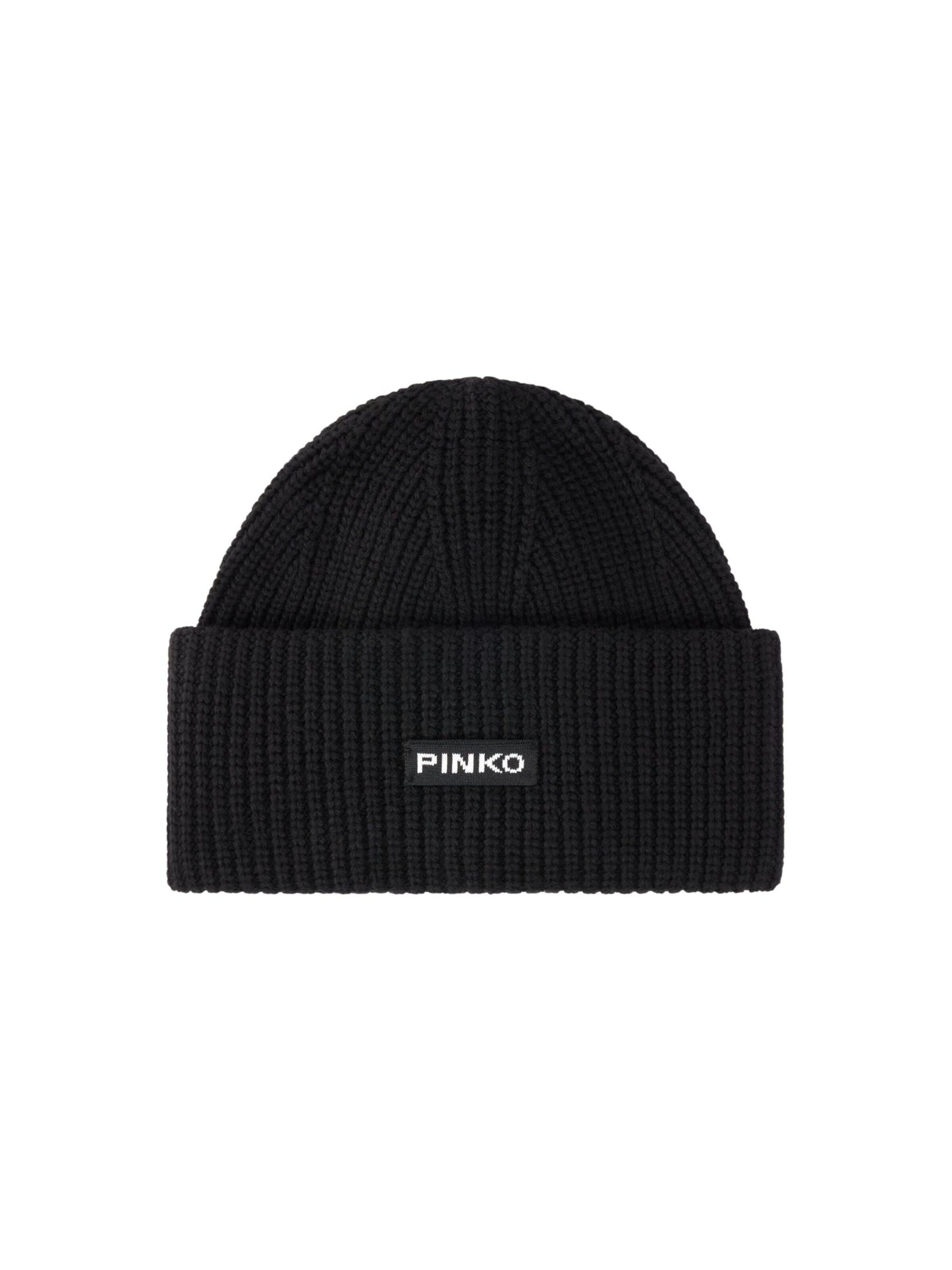 PINKO Muts in Zwart: voorkant