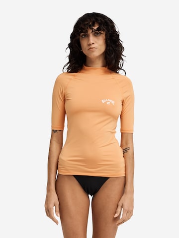 BILLABONG Performance Shirt 'Tropic Surf' in Orange: front