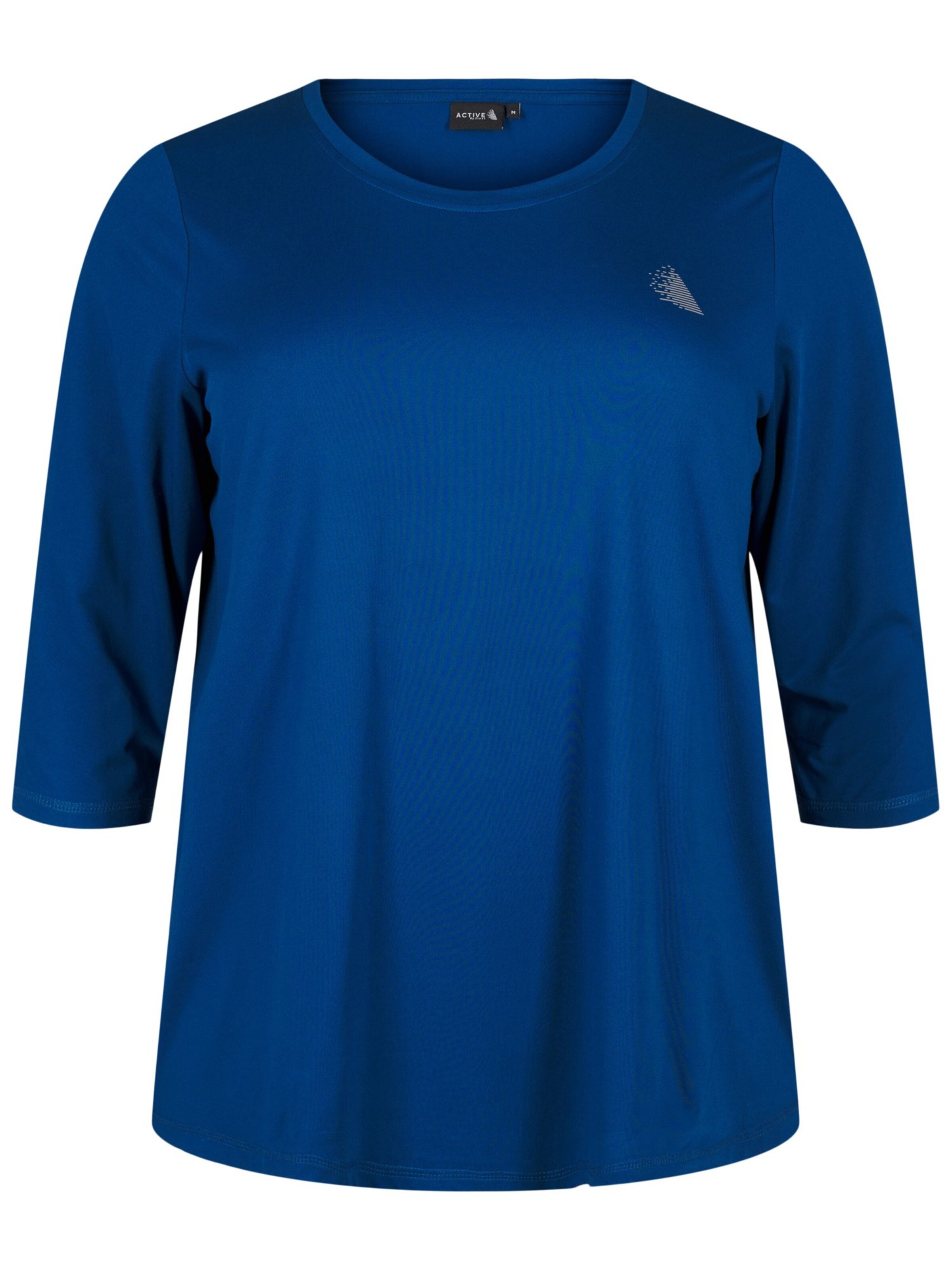 Active by Zizzi Функционална тениска в синьо: отпред