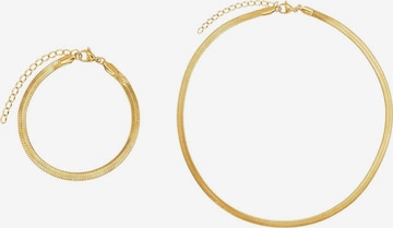 Heideman Jewelry Set in Gold: front