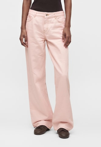 HUGO Wide leg Jeans 'Gamala_B' in Roze: voorkant
