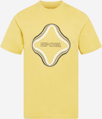 RIP CURL Performance shirt 'REVIVAL VIBRATIONS' in Yellow: front