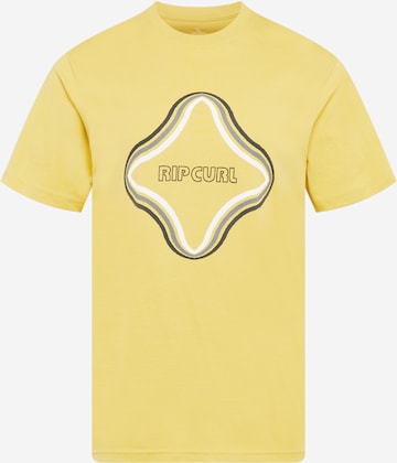 RIP CURL Performance Shirt 'REVIVAL VIBRATIONS' in Yellow: front