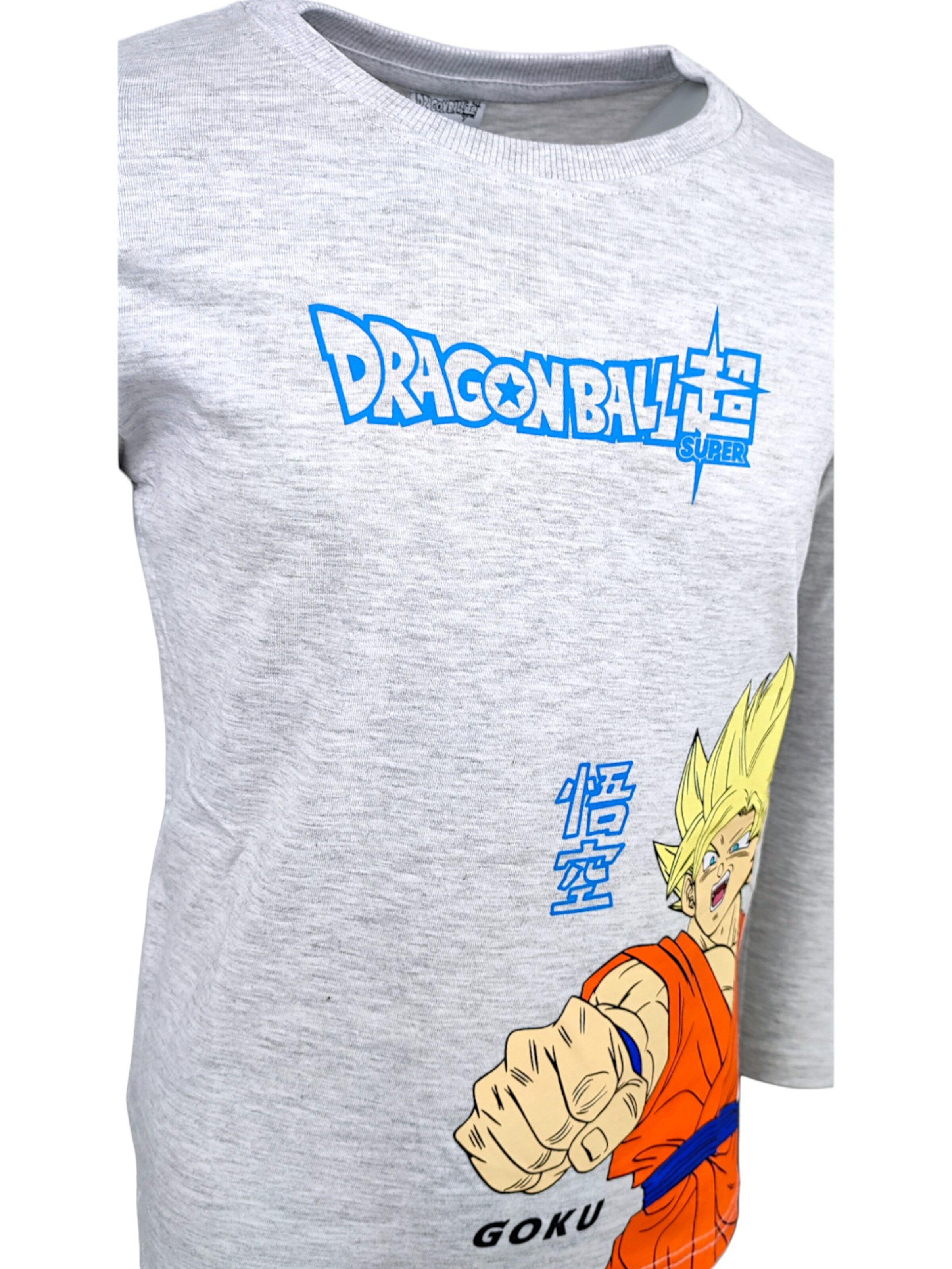 Dragon Ball Shirt 'Son Goku' in Grey