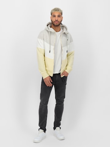 Alife and Kickin Sweatjacke 'Simon' in Beige