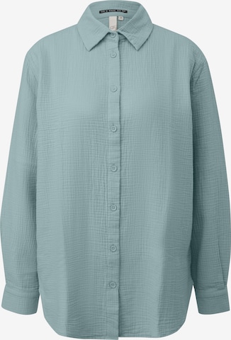 Chemisier QS en bleu : devant