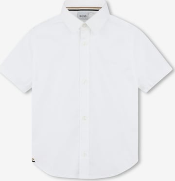 BOSS Kidswear Regular fit Overhemd in Wit: voorkant