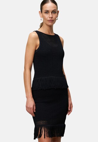 Tops en tricot zero en noir : devant