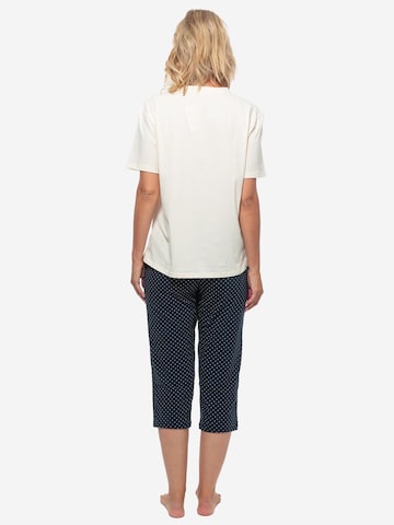 SCHIESSER Pyjama 'Cotton' in Wit