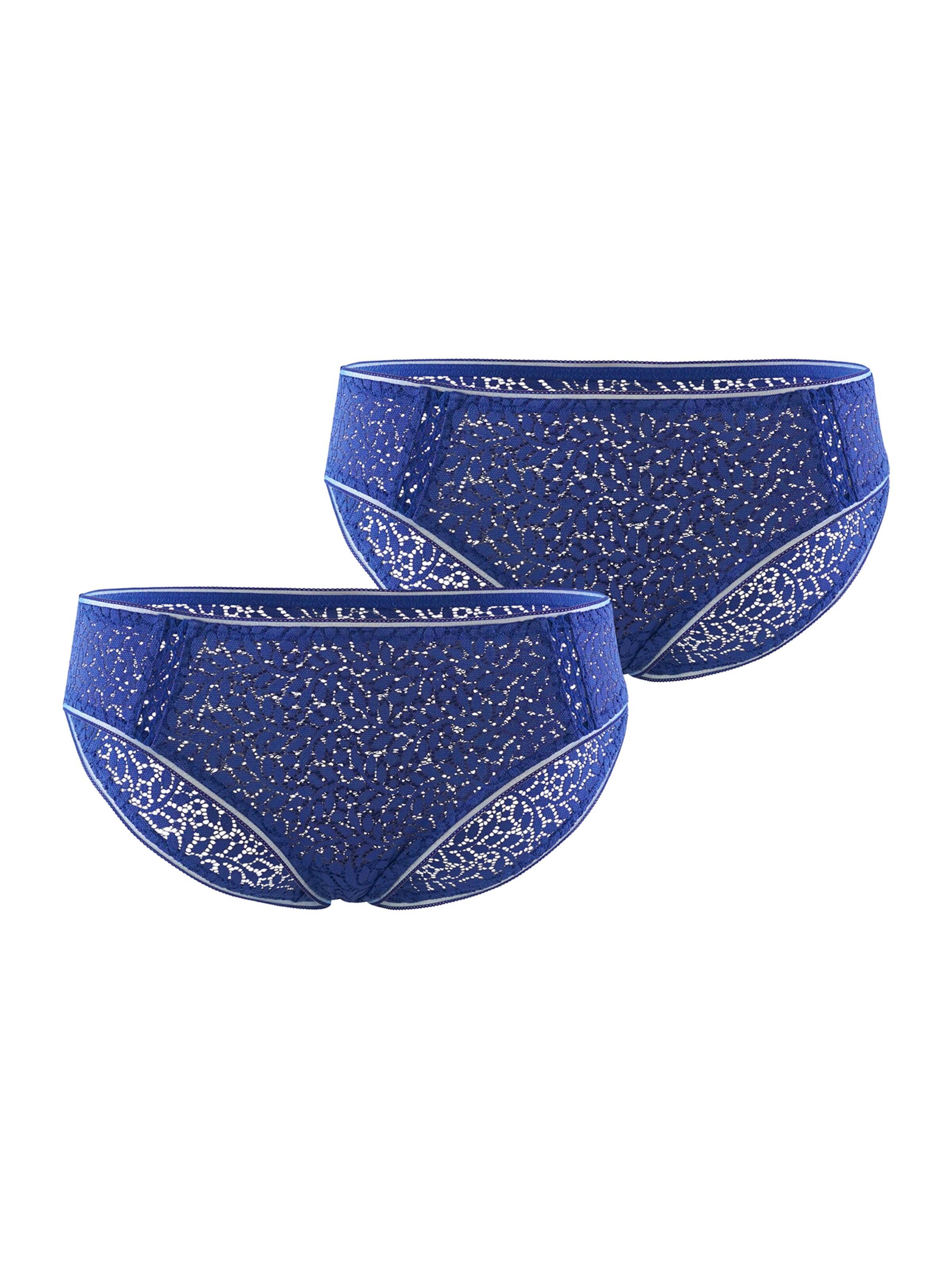 DIM Panty 'Mode' in Blue: front