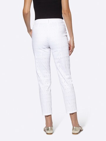Regular Pantalon heine en blanc