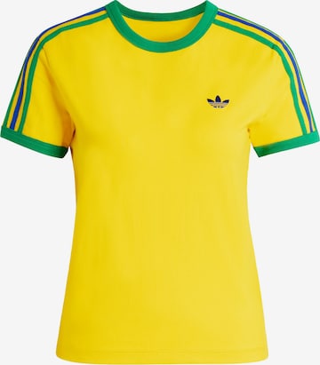 ADIDAS ORIGINALS Shirt in Geel: voorkant