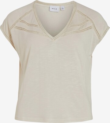 T-shirt 'Noel' VILA en beige : devant