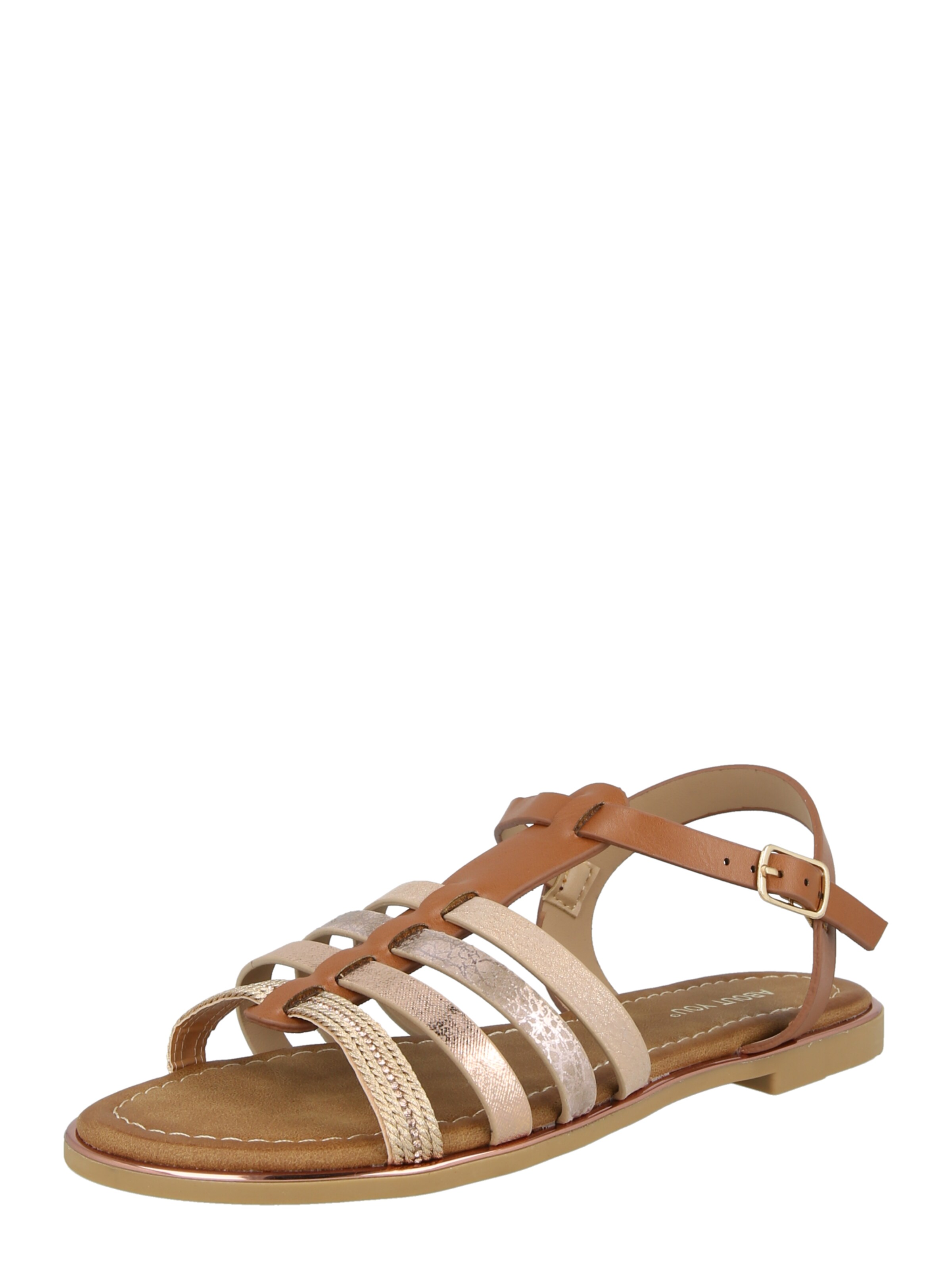 ABOUT YOU Sandal 'Inga' in Brown: front