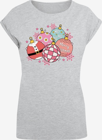 F4NT4STIC Shirt in Grijs: voorkant