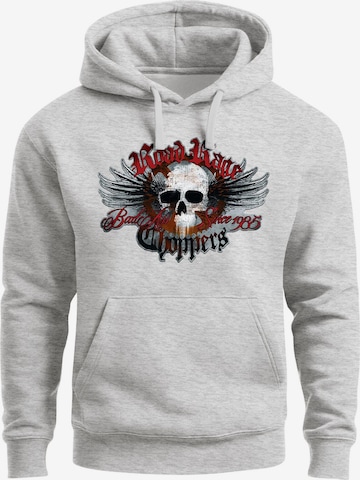 Neverless Sweatshirt 'Road Rage' in Grau: Vorderseite