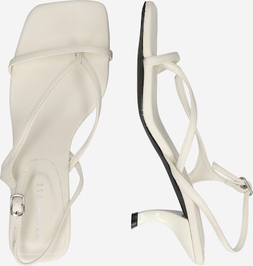 Warehouse T-Bar Sandals in White