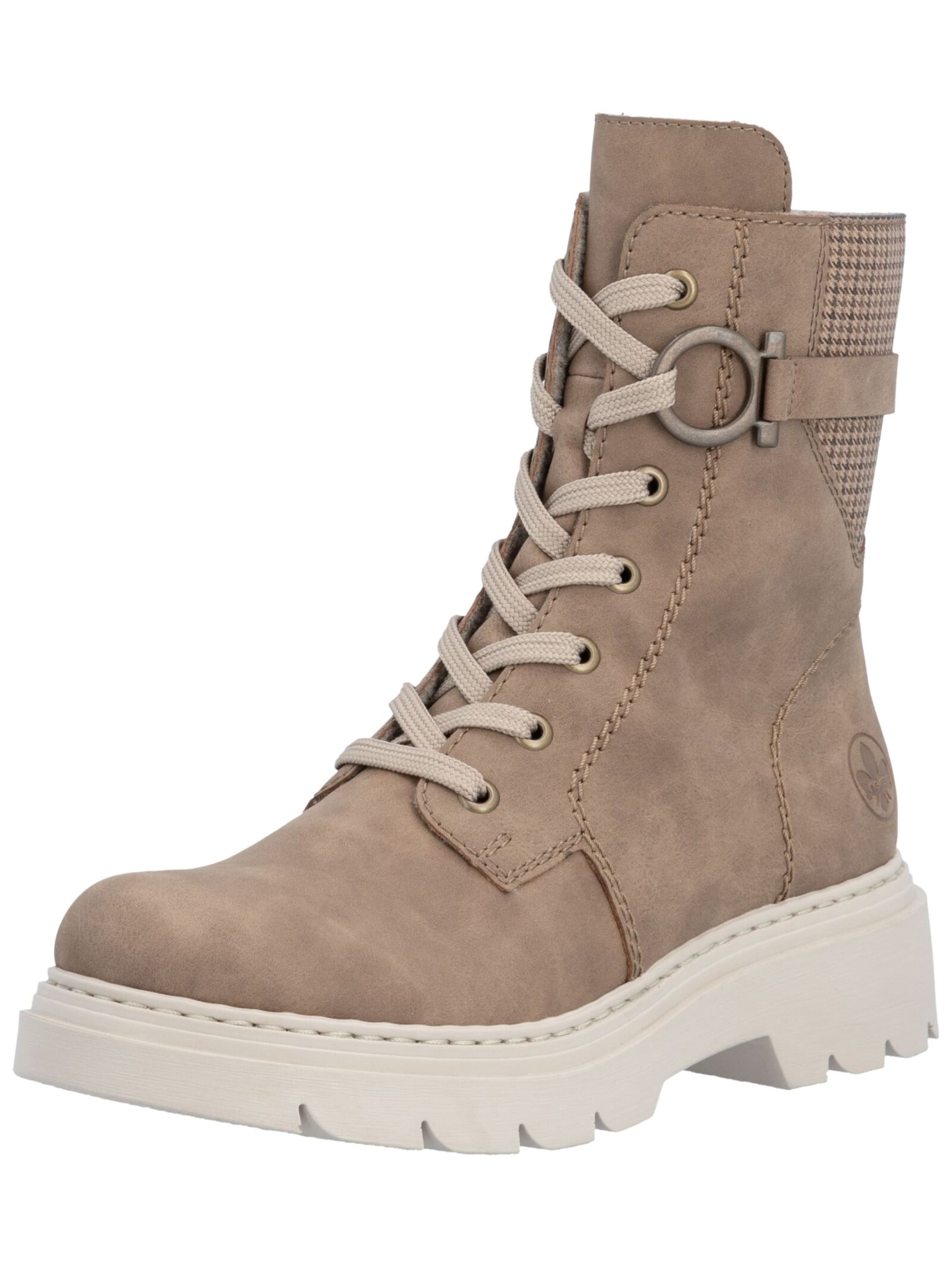 Rieker Lace-up bootie in Brown: front