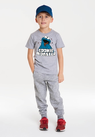 LOGOSHIRT T-Shirt 'Sesamstraße' in Grau