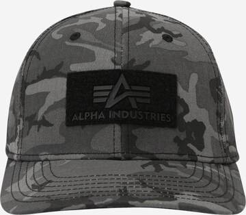 Casquette 'Camo' ALPHA INDUSTRIES en noir