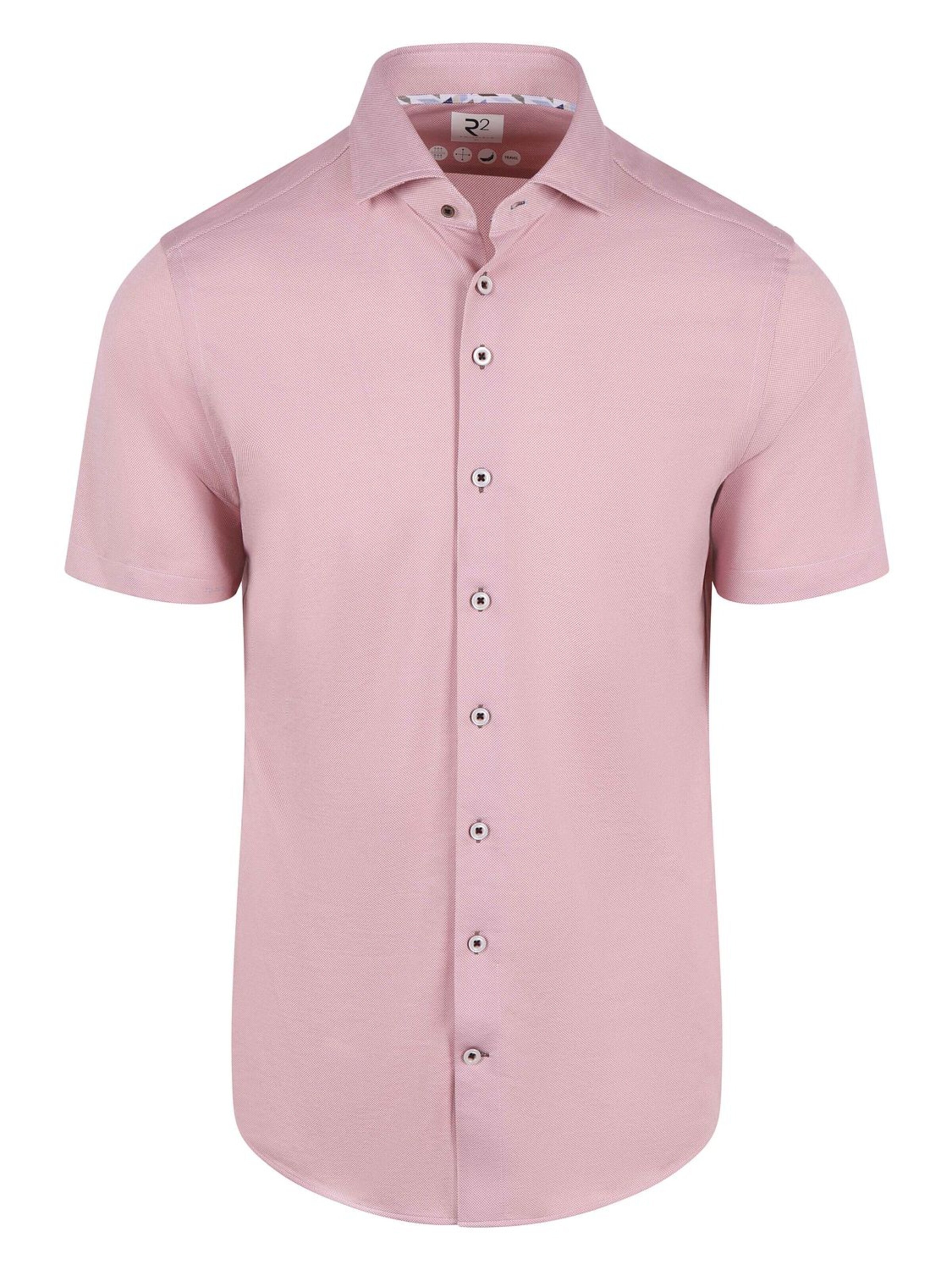 R2 Amsterdam Hemd‌‌‌‌ in Pink: Vorderseite