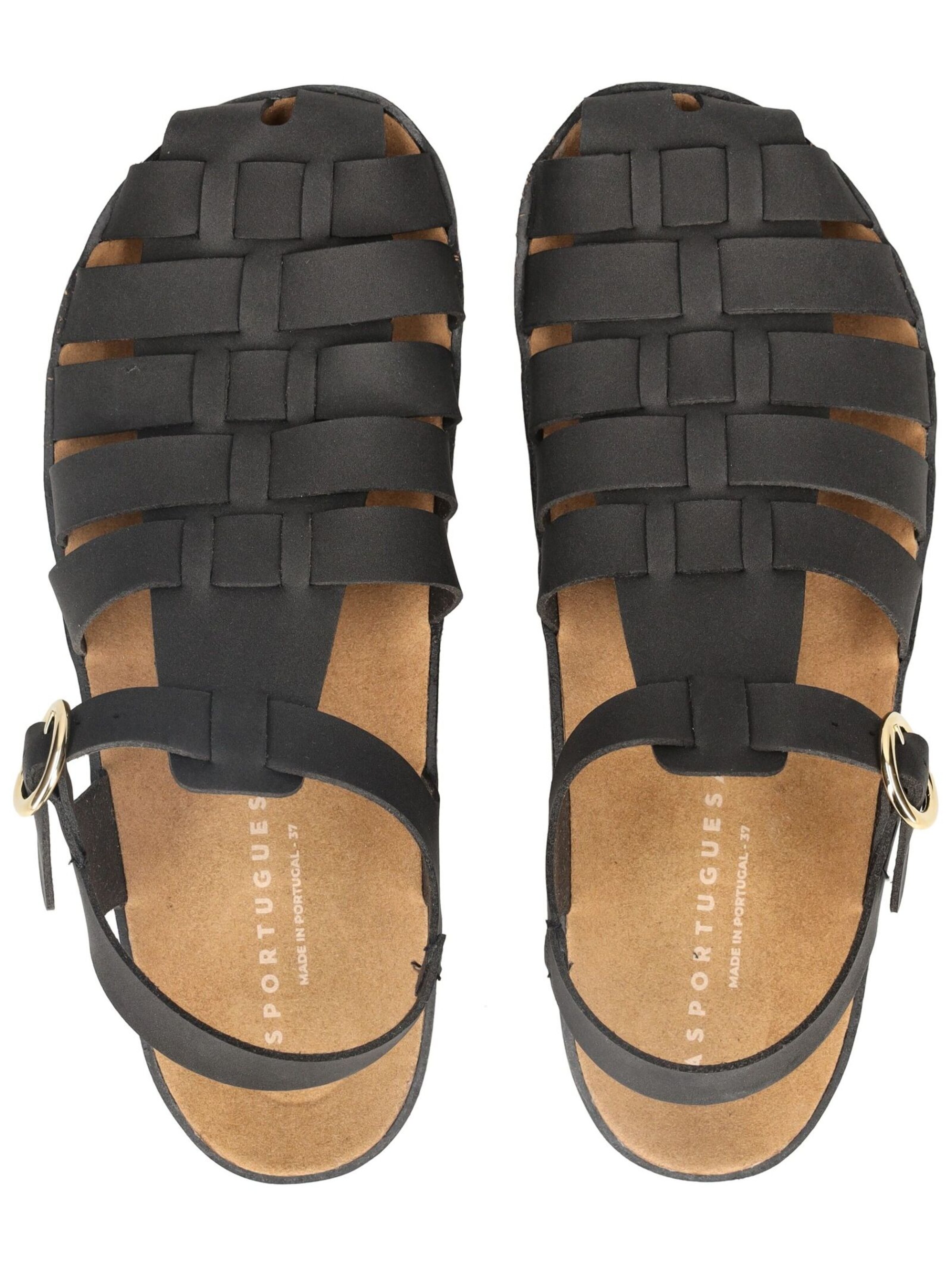 Asportuguesas Strap Sandals in Black