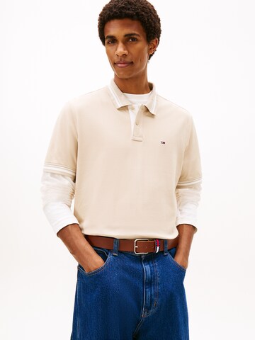 Tommy Jeans Tričko – béžová: přední strana