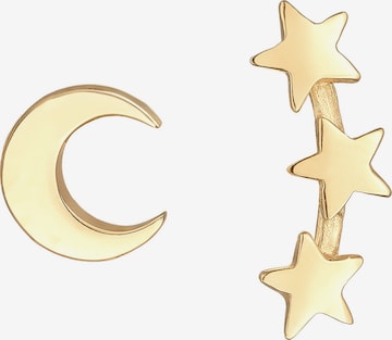 ELLI Earrings 'Astro' in Gold: front