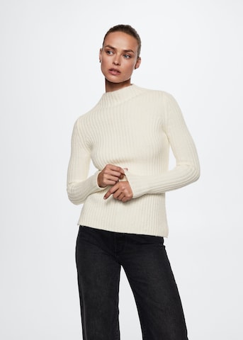 MANGO Tröja 'SEOUL' i beige: framsida