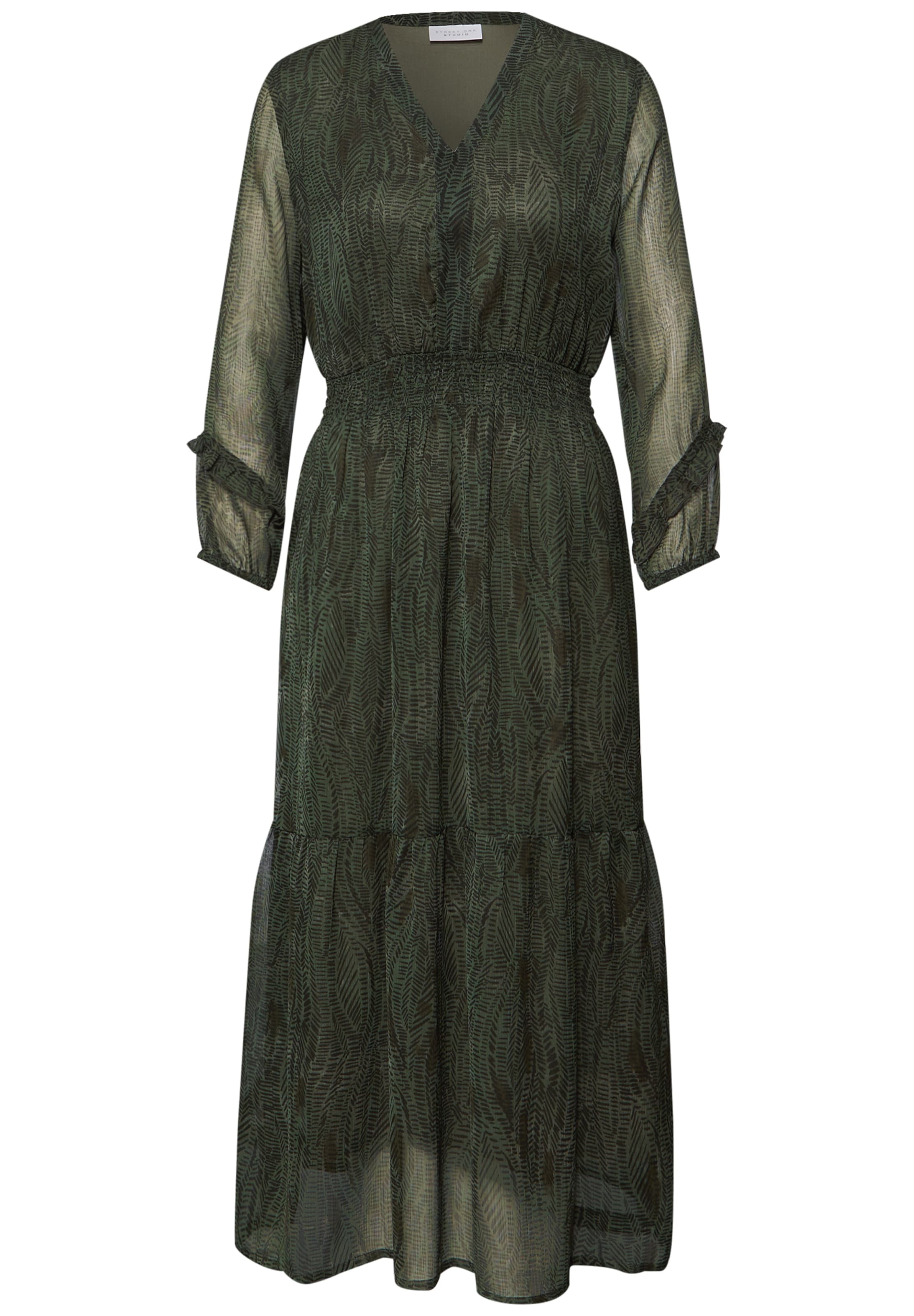 Street One Studio Kleid in Grün: Vorderseite