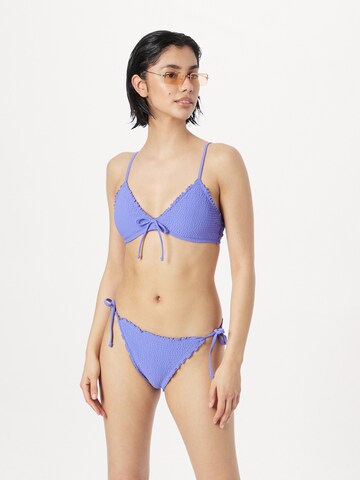 HOLLISTER Trójkąt Góra bikini w kolorze fioletowy