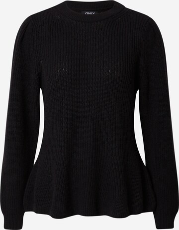 ONLY Sweater 'STACY' in Black: front