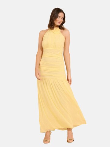 Robe Lipsy en jaune : devant