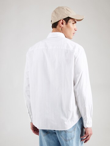 Abercrombie & Fitch Regular fit Button Up Shirt in White