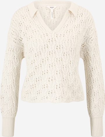 OBJECT Petite - Pullover 'CAROLINA' em branco: frente