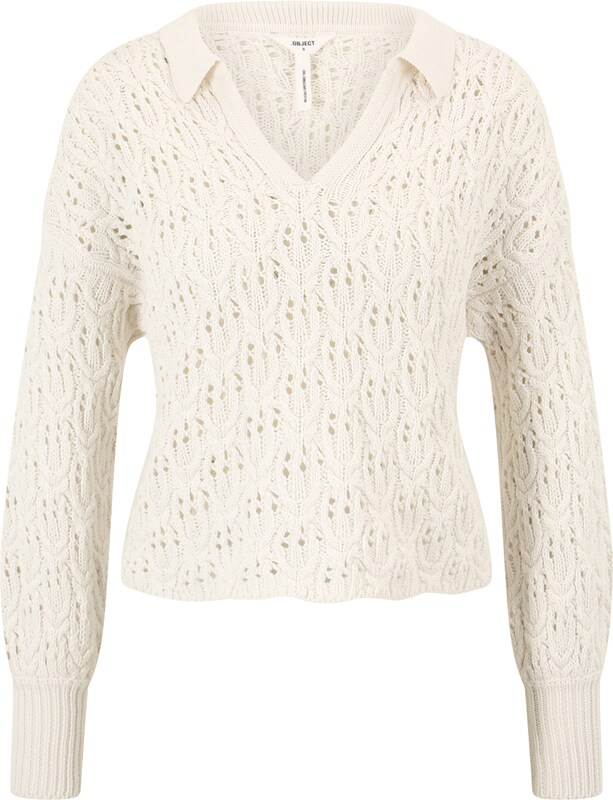 OBJECT Petite Pullover 'CAROLINA' in Wollweiß OBJECT Petite Pullover 'CAROLINA' in Wollweiß