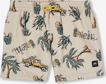 O'NEILL Zwemshorts 'Mix & Match Cali Print 13' in Beige: voorkant