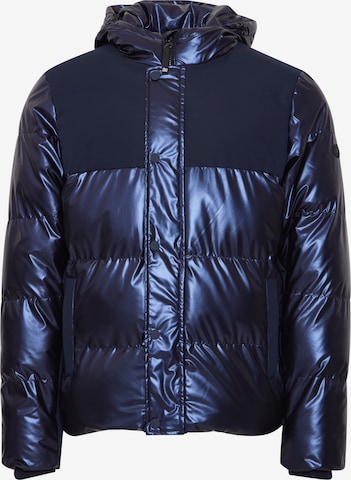 Veste d’hiver BLEND en bleu : devant