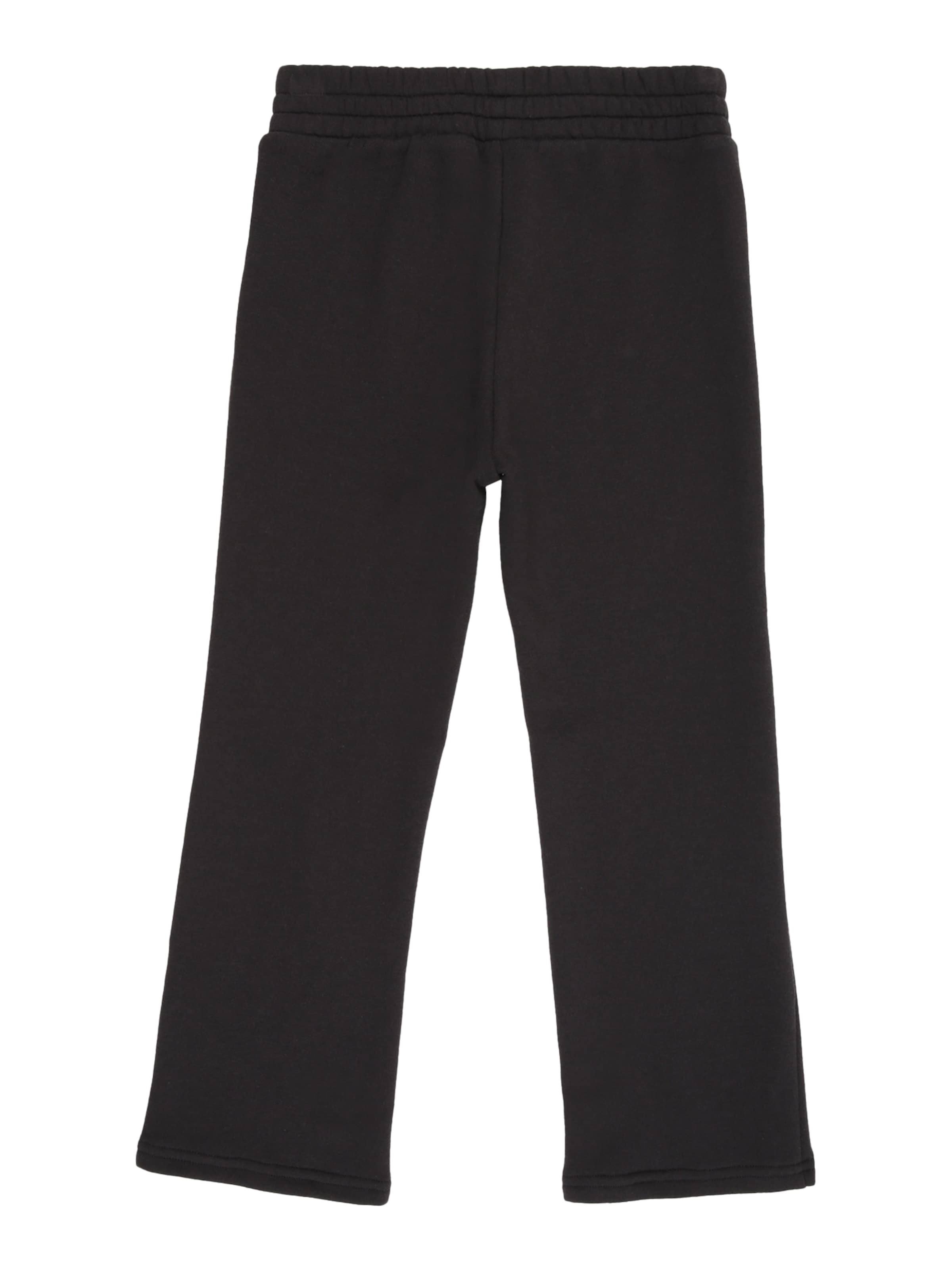 GAP Široke hlačnice Hlače | črna barva
