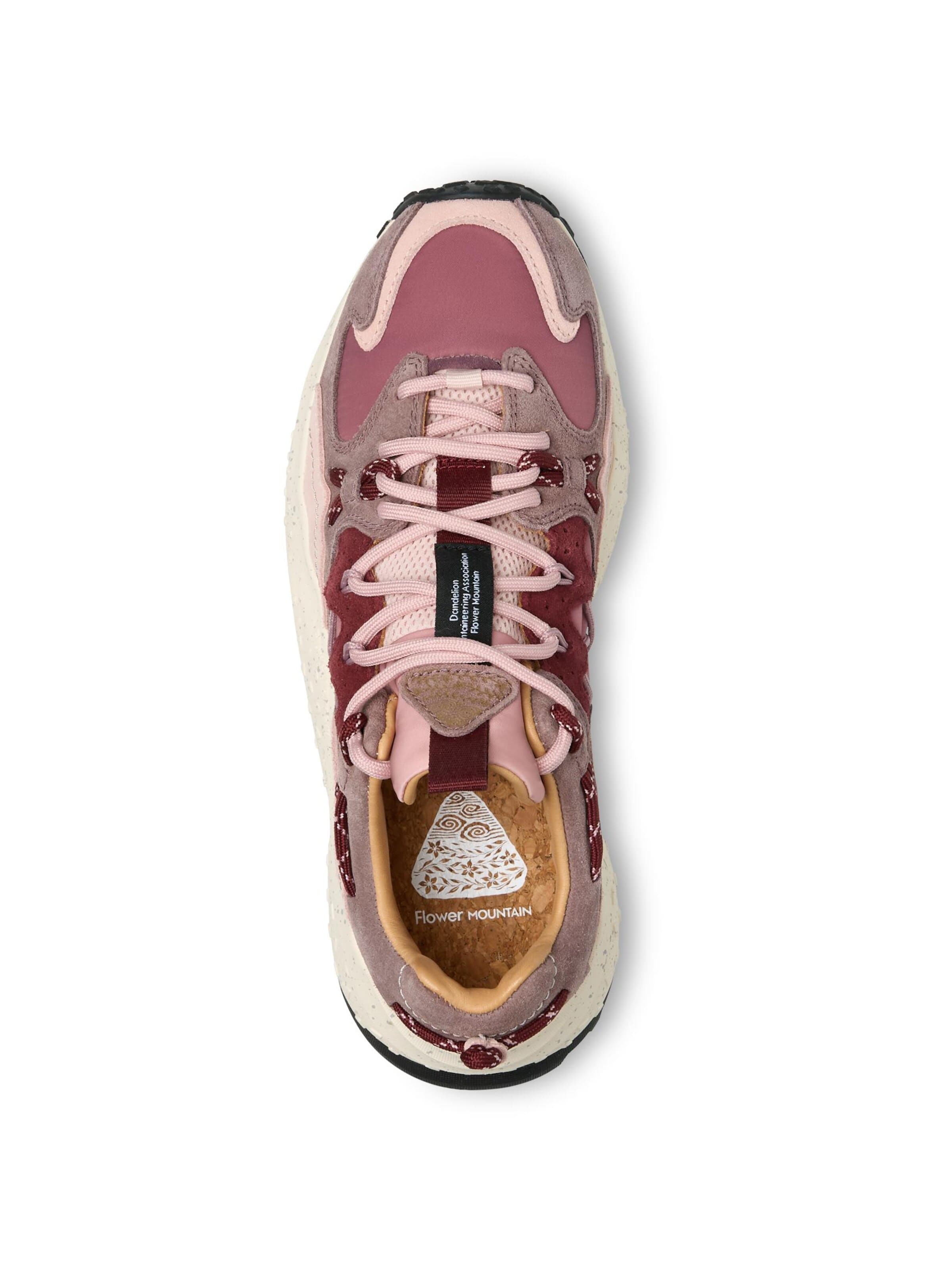 Flower Mountain Lace-up shoe 'YAMABUSHI WOMAN' in Purple: front