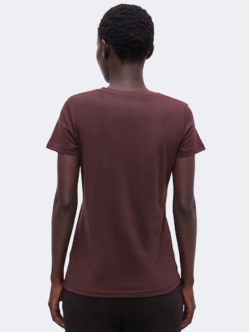 PUMA Λειτουργικό μπλουζάκι 'ESS Small No. 1' σε καφέ