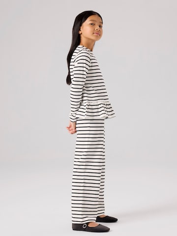 NAME IT - regular Pantalón en blanco