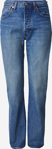 LEVI'S ® Regular Jeans '501' in Blauw: voorkant