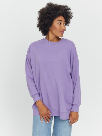 mazine Sweatshirt ' Vivian Sweater ' in Purple: front