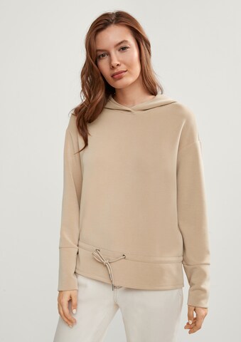 COMMA Sweatshirt in Beige: front